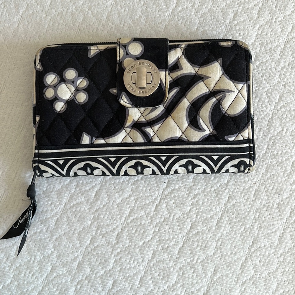 Vera Bradley Night and Day Turn Lock Wallet